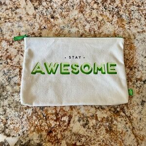 5 for $15 🦋 BOOTS | "Stay Awesome" Cosmetic Pouch